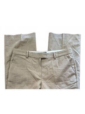 Talbots Size 6 Tan Windsor Wool Flannel Dress Pants
